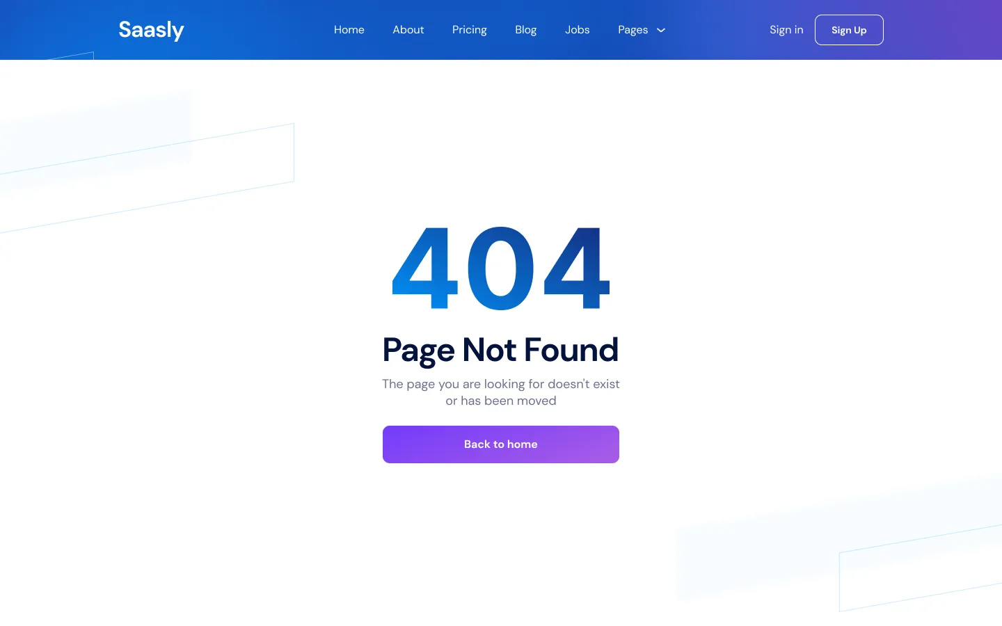 Preview 404 - Tech \x26 SaaS Webflow Template
