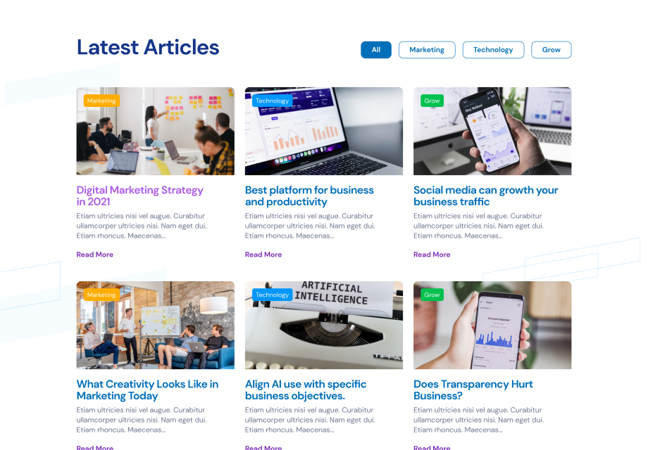 Preview Header Item 2 - Tech \x26 SaaS Webflow Template