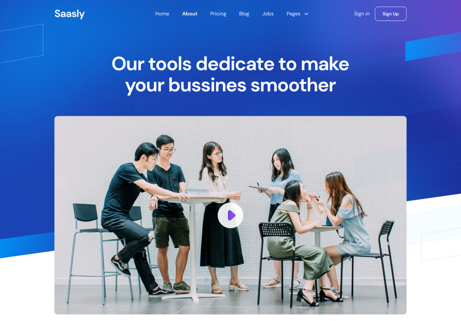 Preview Header Item 4 - Tech \x26 SaaS Webflow Template