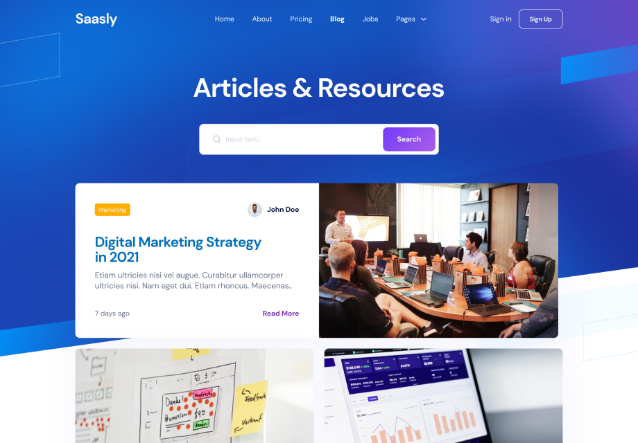 Preview Header Item 6 - Tech \x26 SaaS Webflow Template